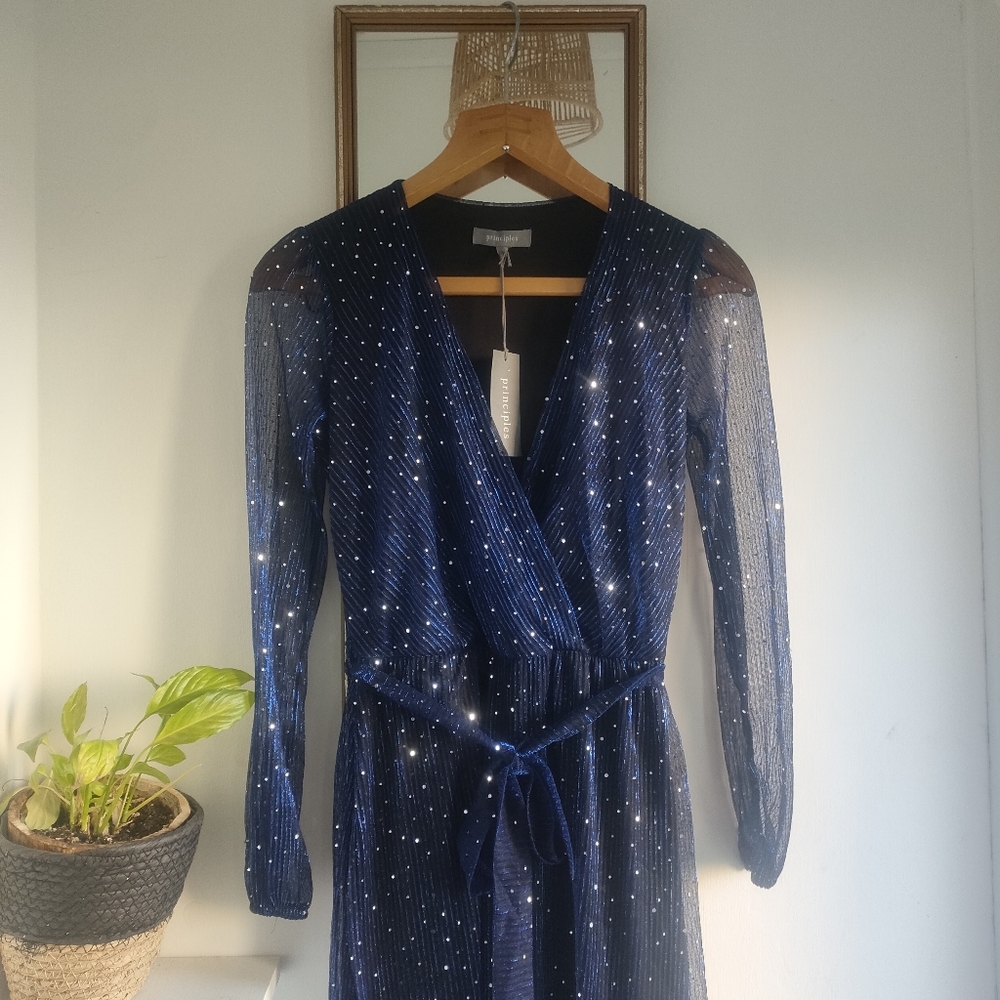 Principles Moonlight Wrap Dress BNWT - Picture 2 of 14